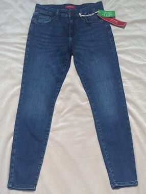 GUESS Mid Rise Stretch Denim Skinny Jeans